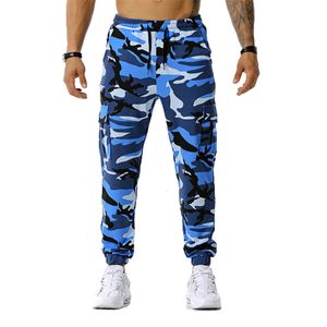 Pantaloni maschili mimetici camouflage calcio allenamento foot stagioni sport sportstness pantalone maschio gioventù a metà vita laceup tros 230810