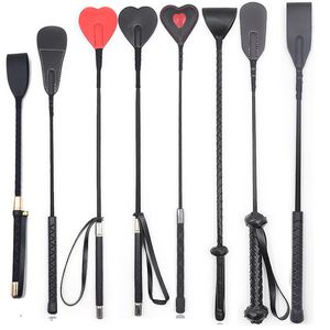 Bondage Leather Cosplay Whip Crop Spanking Horse Riding Flogger Flapper Cane BDSM Sex Toys For Couples 230811