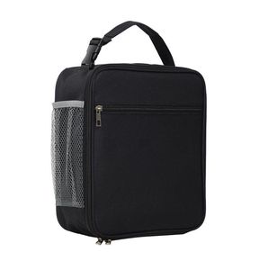 Bolsa de armazenamento portátil de lancheira Bolsa de ombro ao ar livre Isolamento de grande capacidade para piquenique 26*23*11cm SN4437