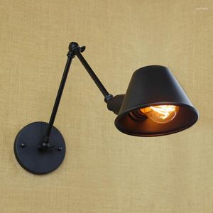 Vägglampa Wandlampe Lampara Pared Applique Mural Lights Sconce Vintage Design Swing Arm Retro Luminaire Oprawa Lampada Camera