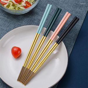 Chopsticks Portable Made Of Thickened Steel 304 Convenient Extraction Modern And Minimalist Lunch Cutlery