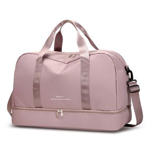 Duffelväskor reser för kvinnor handväska nylon bagage crossbody väska mäns casual dam mode axel 230810