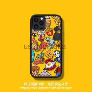 Cell Phone Cases IPhone 13mini Apple 14ProMax Huawei P40p Network Red Tile Cartoon Full Package Soft Edge Phone Case Cover J230811