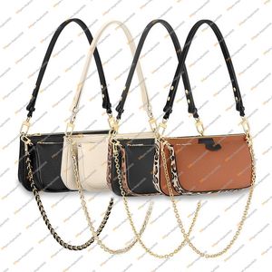 Ladies Moda Design Casual Bolsa de Luxúria Bolsas de ombro Crossbody Espelho Top Espelho M58520 M45777 M80399 M80447 M44813 Bolsa de chave de bolsa de moeda