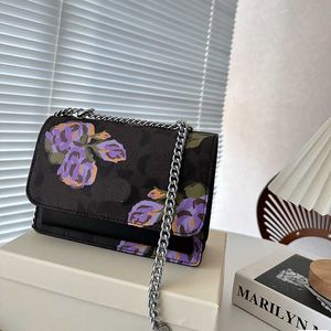 Женские роскошные сумки Crossbody Designer Bags Brown Phouse Bag Girl Vintage Flower Print Messenger Sumbag Sumbag Came Camera 230811