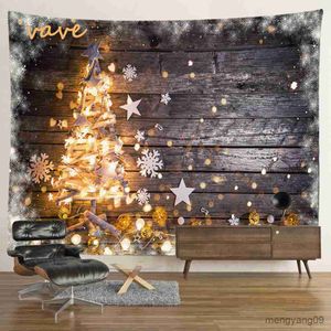Tapestries Christmas Tree Decoration Tapestry Wall Hanging Hippie Cloth Fabric Large Tapestry Aesthetic Decorative Home Room Decor R230812