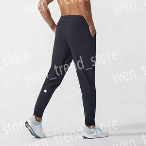Lululemen Womens Men's Jogger Long Pants Sport Yoga Outfit Quick Dry Drawstring Gym Pockets Sweatpants Trousers Mens Casual Elastic Waist Fitness 3 PB9J