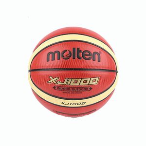 Kulki stopioną piłkę do koszykówki Oficjalna rozmiar 765 PU skóra XJ1000 na zewnątrz mecz w pomieszczenia mężczyzn mężczyzn Baloncesto 230811