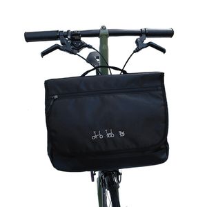 Panniers Bags Bicycle Front Bag Bike Shoulder for Brompton 3SIXTY Folding Accessories with Rain Cover 230811