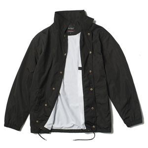 Mens Jackets Nylon hip hop streetwear plain black coaches jacket vintage waterproof lightweight windbreaker for men 230810
