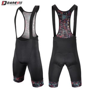 Ciclismo Bibs shorts Darevie Men Cicling Bib Shorts 6h Ride Man Women Cycling Cycling Breathable 7cm não deslizamento de alta qualidade MTB Road 3D Pad Pad 230811