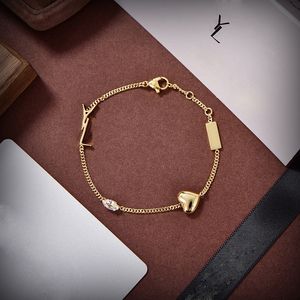 designer bracelets luxury bracelets designer for women gold plated with heart charm bracelets casual party boutique gift jewelry top level