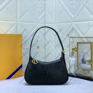 Designer -Tasche Frauen Empreige geprägte geschmeidige, körnige Leder Mond Mini -Tasche Einkaufstasche Umhängetaschen Handtaschen Crossbody Bags Einkaufstasche Totes Brieftaschen Rucksacktasche Geldbörse