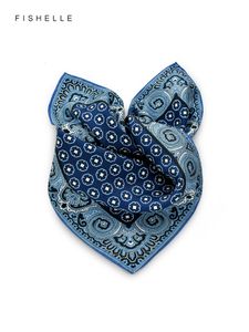 Scarves Dark blue light blue printed natural silk twill scarf headscarf handkerchief foulard small hijab wrap women scarves 230811