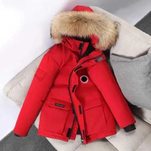 Down & Parkas Cananda Goosemens Jackets Winter Work Clothes Jacket Outdoor Thickened Fashion Warm Keeping Couple Live Broadcast 956