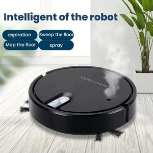 Vacuums 5In1 bezprzewodowy inteligentny robot odkurzacz odkurzacz wielofunkcyjny Super Ciche Próżniowe nawilżanie do użytku domowego 230810