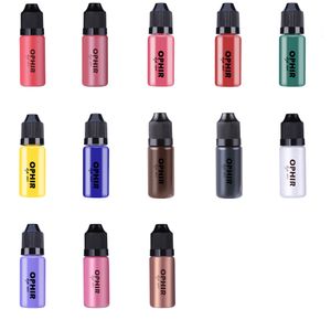 Eye Shadow OPHIR Yellow Blue Airbrush Face Make-up Eye Shadow Aqueous Eyeshadows for Spray Airbrush Makeup 0.4oz/Bottle Pigment_TA106 230810