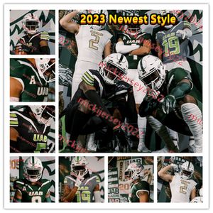 Brandon Buckhaulter Dewayne McBride 스티치 UAB 축구 유니폼 Dazalin Worsham Ray Thornton III Jamin Graham Lee Witherspoon Desmond Little UAB Blazers Jerseys