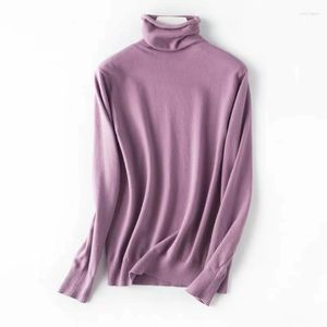 Maglioni femminili 2023 Autumn e inverno europeo America America Pullover High Pullover Maglie a manica lunga