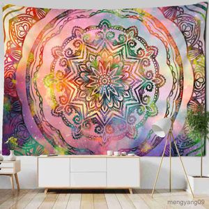 Tapissries Starry Sky Tapestry Wall Hanging Abstract Hippie Tapiz Home Decor R230812