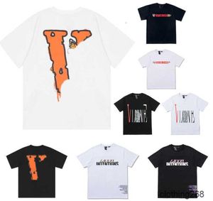 Camiseta de grife masculina letra impressão tees big / homens mulheres manga curta estilo hip hop estilo branco laranja laranja de laranja vlo size s-xl12