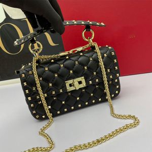 Designer Women's Handbag Sheepskin One-shoulder Willow Ding Chain Bag Network Red Star Recommended AAAAA