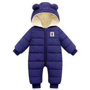 Rompers LZH Baby Snowsuit Infant Born Clothes Kids Winter Jumpsuit for Boys Girls Romper for Baby Ovalors Children Christmas Costume 230811