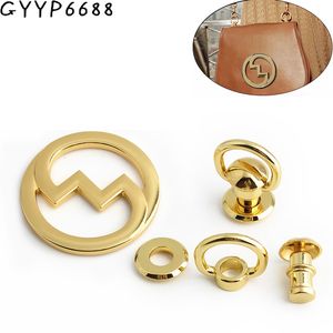 Bag Parts Accessories 1-5Sets K Gold Metal Locks For Women Bags Handbags Shoulder Purse Clasp Connect Buckle Replacement DIY Hardware Part Accessories 230811