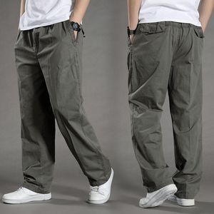 Men's Cargo Pants Summer Spring Cotton Work Wear New In Large Size 6XL Casual Climbing Joggers XXL Sweatpants Autumn Trousers Mens