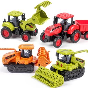 Diecast Model Tractor Inertia Auto Transport Model Model Auto Boy Boy Ingegneria Auto Toys per bambini 230811