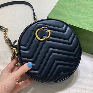 Designer Purse Designer Crossbody Bag Womens Trendy Mini Round Circle Box Bags Crush Chain Crossbody Shoulder Handbag CHD2308124 bluewindow