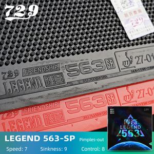 طاولة تنس المطاط 729 الصداقة Legend 563Sp Pimplesout Professional Ping Pong مع Sponge 230811