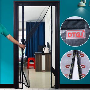 Sheer Curtains Magnetic Door Screen Пользовательский размер комаров сетевой занавес от насекомых насекомых антимоскита невидимая сетка для летнего внутреннего и наружного использования 230812