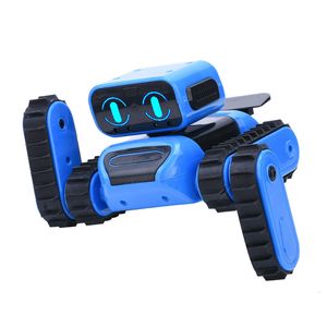 Electricrc Animals Smart Programming Remote Control Robot Gesture Sensing Evita degli ostacoli Danza dei giocattoli scientifici assemblati fai -da -te per bambini 230811