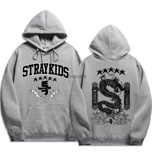 Stray Kids 5 -Star Hoodies Y2K Fashion Dragon Graphic Hoodie Women Men Men Zima Bluza Korean Streetwear Hip Hop Ubrania HKD230725