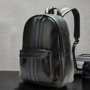 حقيبة الأزياء Contrast Color New Men's Backpack Simple Fashion Borning Propack Student Computer Detcholbag 230615