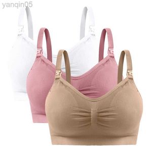 Maternity Intimates Mother Breastfeeding Bras Maternity Nursing Bra for Feeding Nursing Underwear Clothes for Pregnant Women Wirefree Breathable Bra HKD230814