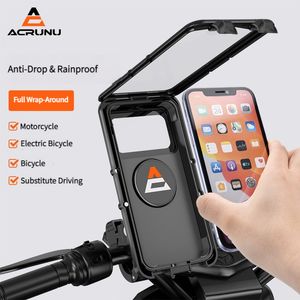 Araba Kamyon Rafları Acunu Motosiklet Telefon Tutucu MTB Su Geçirmez Hücre Bisikleti 360 ° Rotasyon Elektrikli Scooter 230811