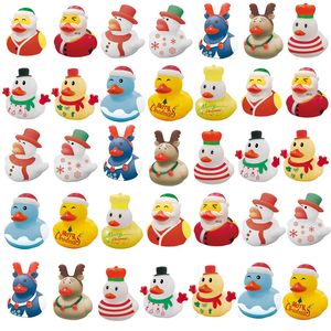 Neue Kleinkindwasser spielt Spielzeug für Kleinkinder Gummi Enten Loater duck Verschiedene Kinder Mini Selbststeuerung Schneemann Elch DHL