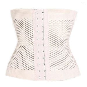 Women's Shapers Women Latex Elastic Corset Waist Belt With 3 Rows Hook Trainer Body Shaper