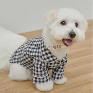 Comfy Pet Pajamas Soft Cotton Dog Pajamas Pet Coat Clothing For Yorkshire French Bulldog Chihuahua Puppy Cat Clothes XS-2XL HKD230812