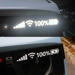 Windshield Signal WiFi Power reflekterande på mobiltelefonbil klistermärken Auto Exteriör Dekor Tillbehör R230812