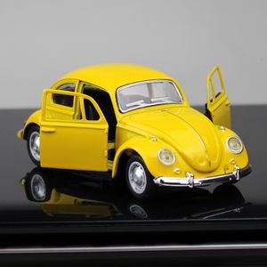 Diecast Model Vintage Beetle Diecast Pull Back Car Model Toy Childres Gift Decorations Conveni Toy Vehicles Car Model Miniature Scale Model 230811