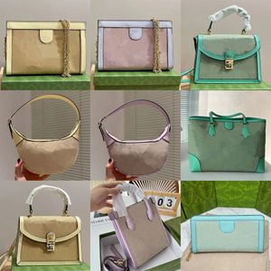 Designer Ophidia Jumbo Shoulder Bag Women Luxury G Small Medium Green Mint Pueper Tote Classic Handbags Multiple Styles Crossbody Mint Purse u07s#