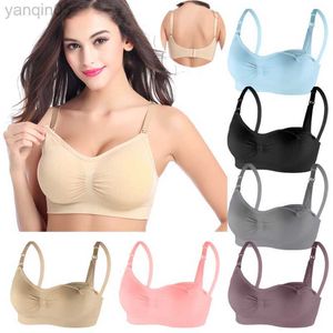 Maternity Intimates Pregnant Women Breastfeeding Bras Wirefree Breathable Bras Mother Maternity Nursing Bra for Feeding Nursing Underwear Clothes HKD230812