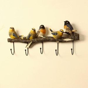 Appendiali American Bird Decoration Hook per bambini Cappotto creativo Creative Home Living Wall Case