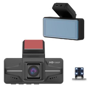 CAR DVR VEDIO RECORDER 3.16-tums skärm 1080p fram- och bakre dubbla inspelningar CAR DVR Night Vision Camcorder TS06