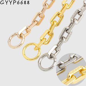 Acessórios para peças da bolsa 30-60-100-120cm 19mm Metal Bag Chain de Ring Luxury Bags para bolsas de ombro Crossbody Strap Acessórios de substituição DIY 230811