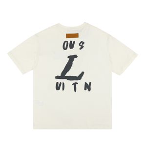 Camiseta masculina moda camisa designer tripulação pescoço manga curta pulôver fino-ajuste feminino casual camiseta alfabeto impressão rua wear tamanho asiático M-4XL HL37