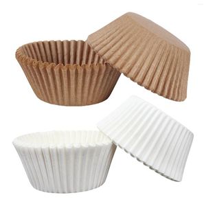 Baking Moulds 100pcs Virgin Paper Cake Mold Round Shaped Muffin Cupcake Molds Kitchen Cooking Bakeware Maker DIY Decorating Tools